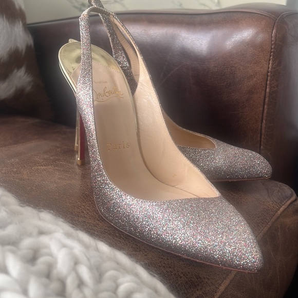 Authentic Christian Louboutin sling back. - Picture 6 of 7